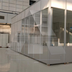 工业铝型材玻璃房定制加工服务厂案例图片分享